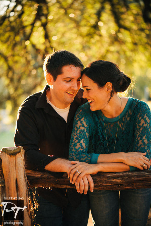 Couple at Bull Creek, Austin. Photographed by Philip Thomas