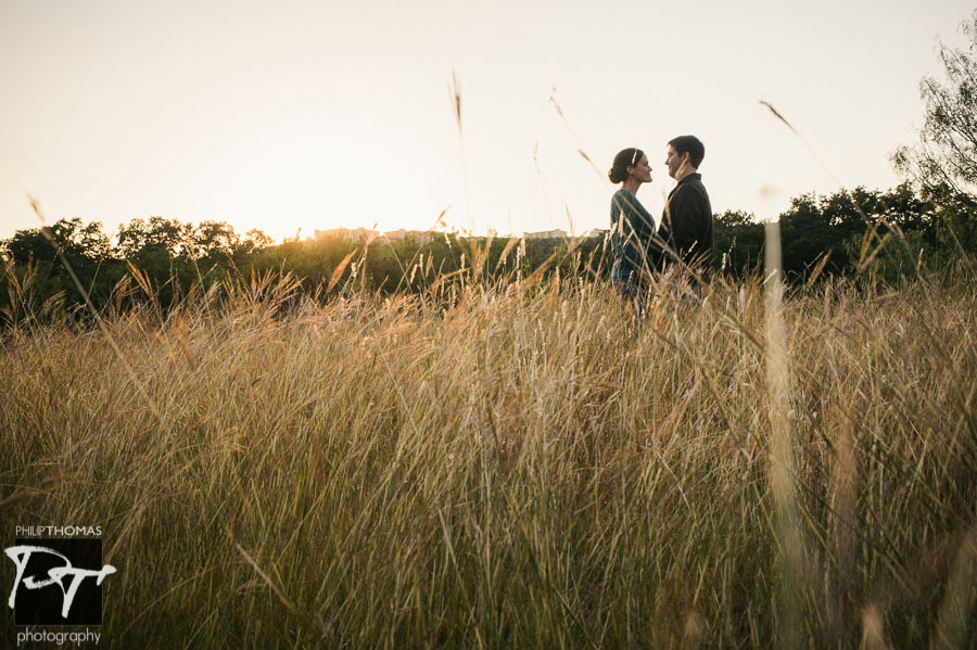 Roberta and Andrew at Bull Creek, Austin. Photographed by Philip Thomas.