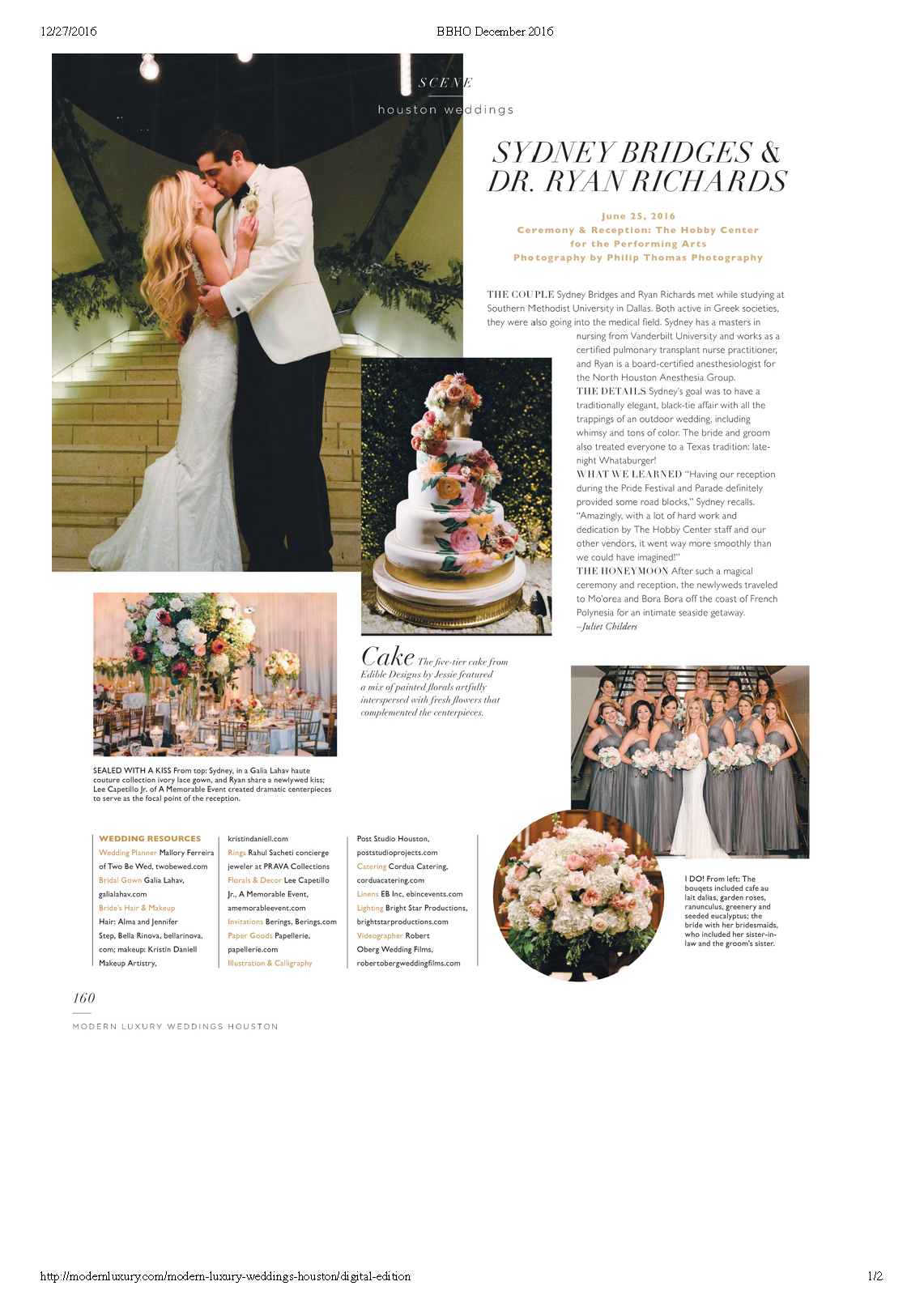 Modern Luxury Weddings Houston - Sydney + Ryan