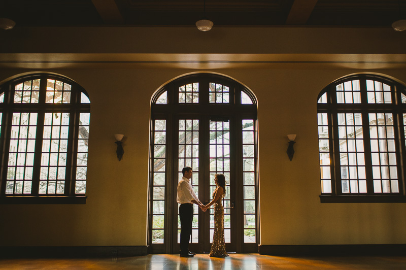 Robbie and Kelly at Julia Ideson Library, Houston