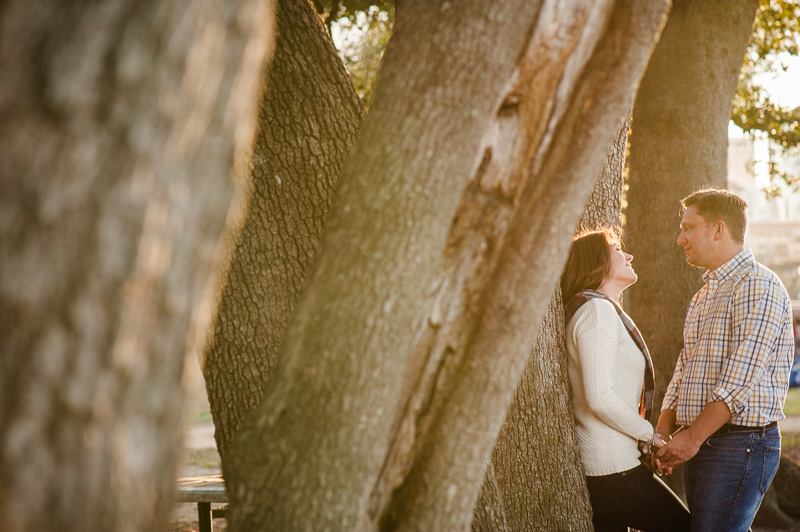 A quiet moment in Hermann Park at sunset