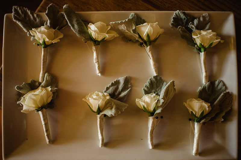 Boutonniere's waiting at Don Strange Ranch