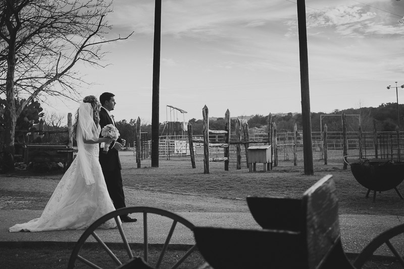 couple just married at don strange ranch