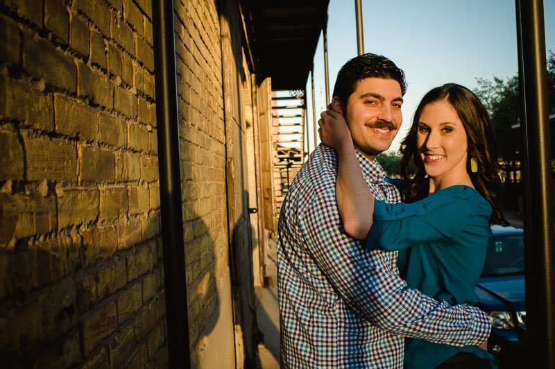 Downtown Houston engagement shoot