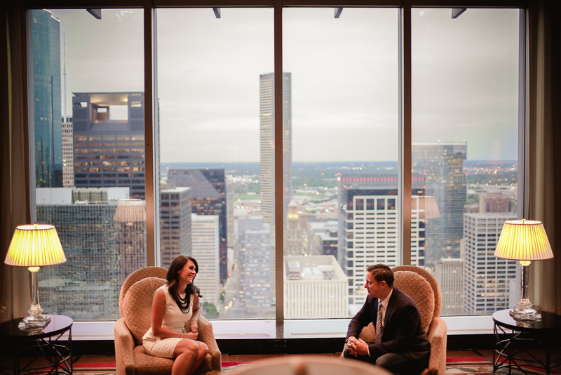 The couple, Sarah and Jeff at Petroleum Club