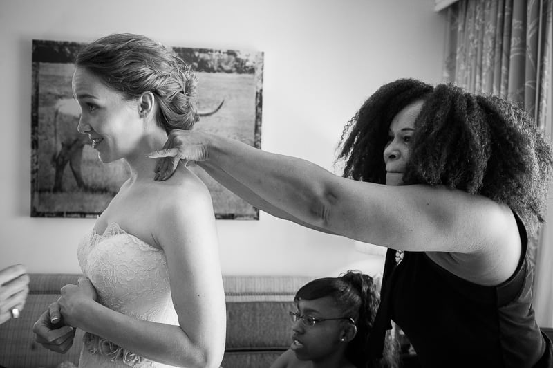 A Massage for bride at JW Marriott Hill Country