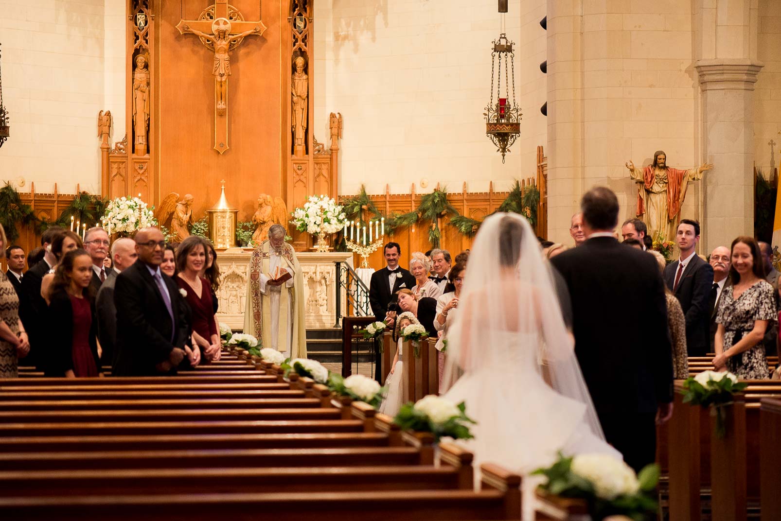 Holy Rosary, Houston, Wedding photographer Philip Thomas