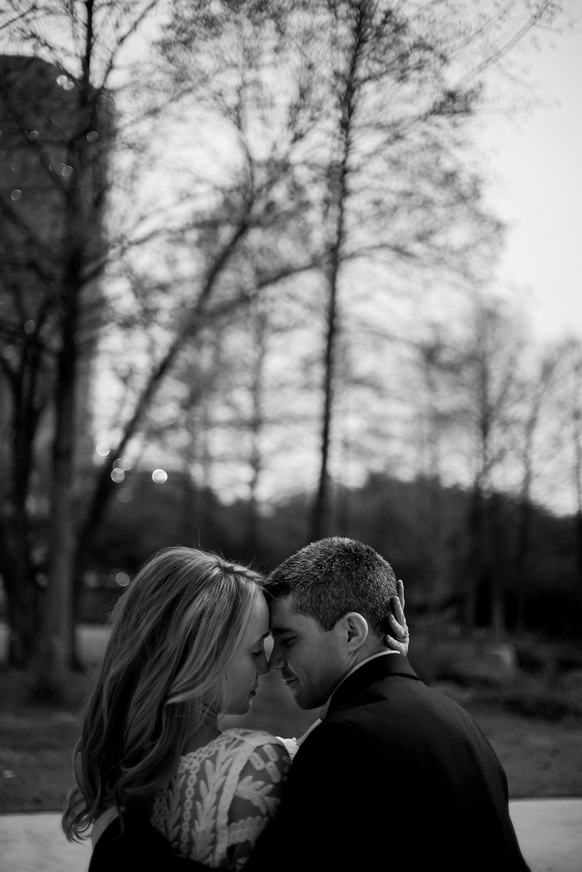 Engagement Session in Sam Houston Park, Houston