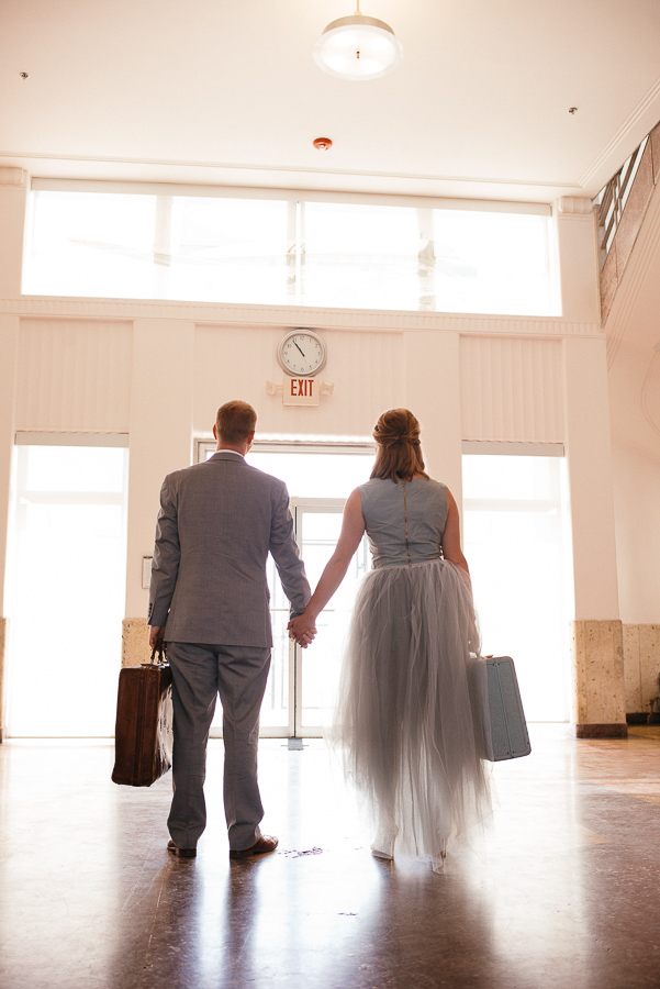 1940 Air museum Houston Engagement Session