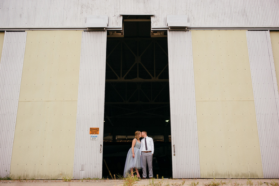 1940 Air museum Houston Engagement Session