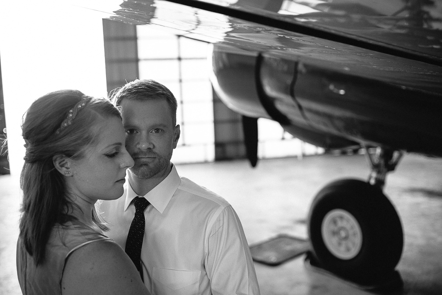 1940 Air museum Houston Engagement Session