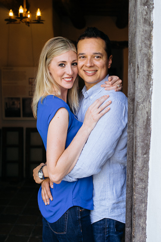 Couple's engagement session at the Governors Mansion, San Antonio, Texas