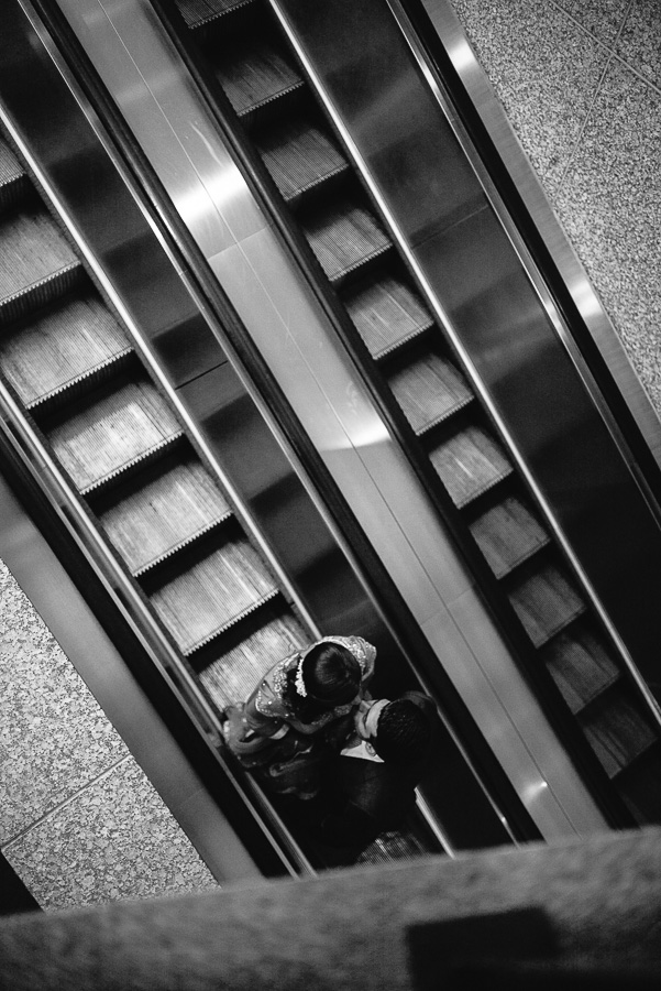 Kiss on stairs  Sheraton Mahwah Hotel New Jersey