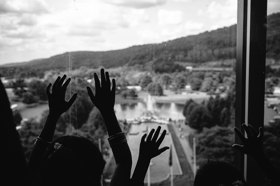 Hands on window Leica Wedding Photographer