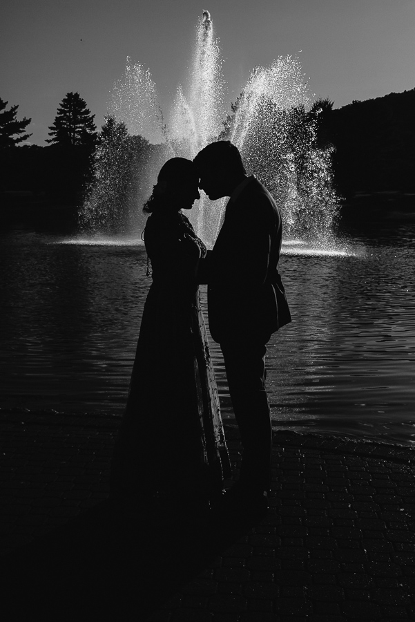 Bride and groom at Sheraton Mahwah Hotel, New Jersey