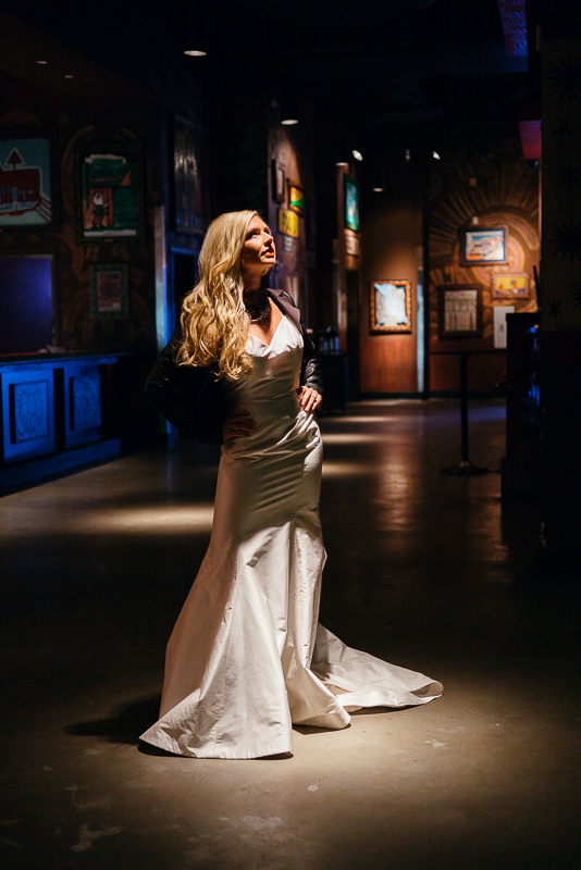 Bride portrait captured at House of Blues Houston