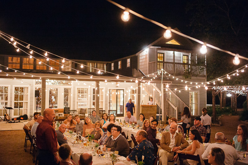 Guests toast Hoffman Haus