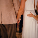 Hands at Hoffman Haus Wedding reception