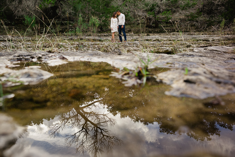 Engagement session at clear springs park