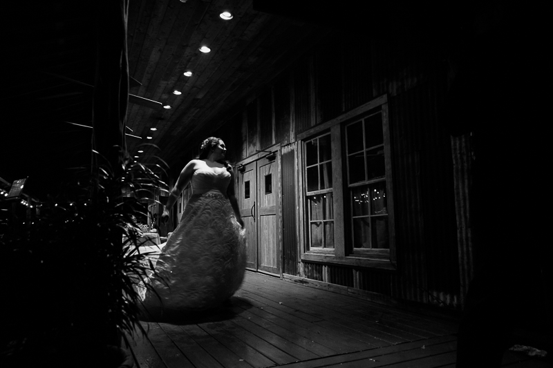 Bridal portrait at welfare cafe Boerne