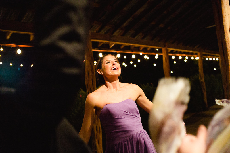 Bridesmaid dancing wedding