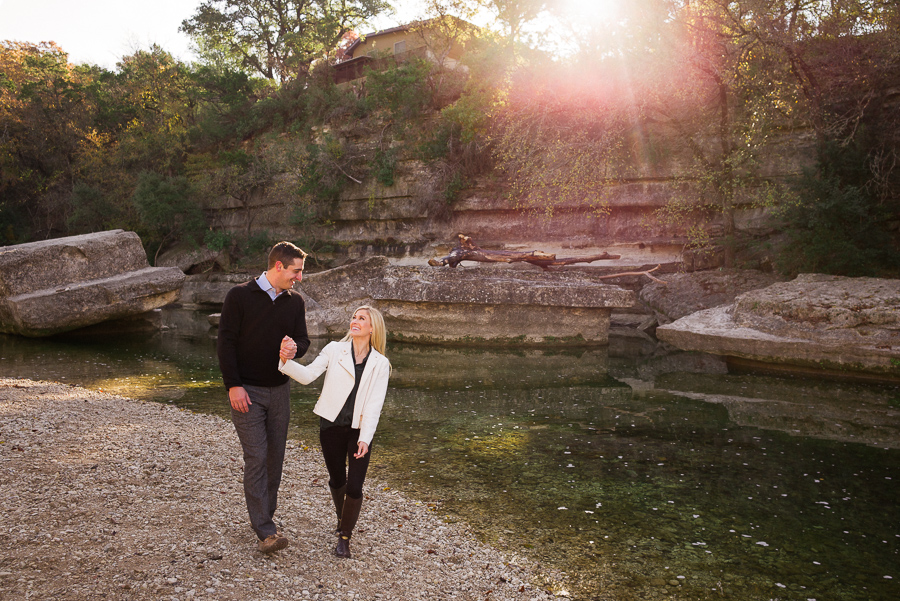 Bull District Park Engagement Photos Austin Texas