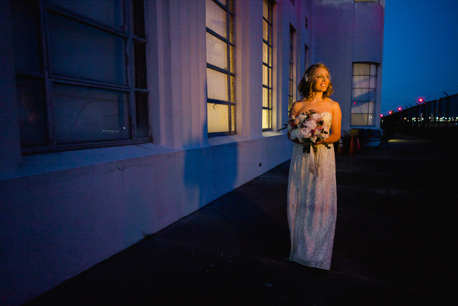 Lauren and Eric's wedding at 1940s Air Terminal Museum Houston