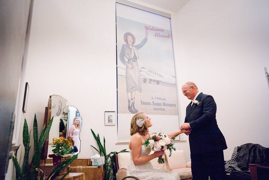 1940's Air Terminal Houston Wedding