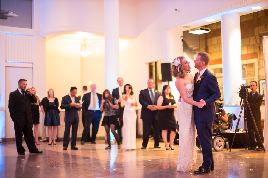 1940's Air Terminal Houston Wedding