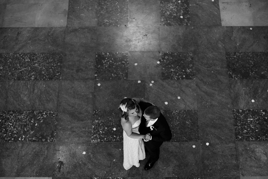 1940's Air Terminal Houston Wedding