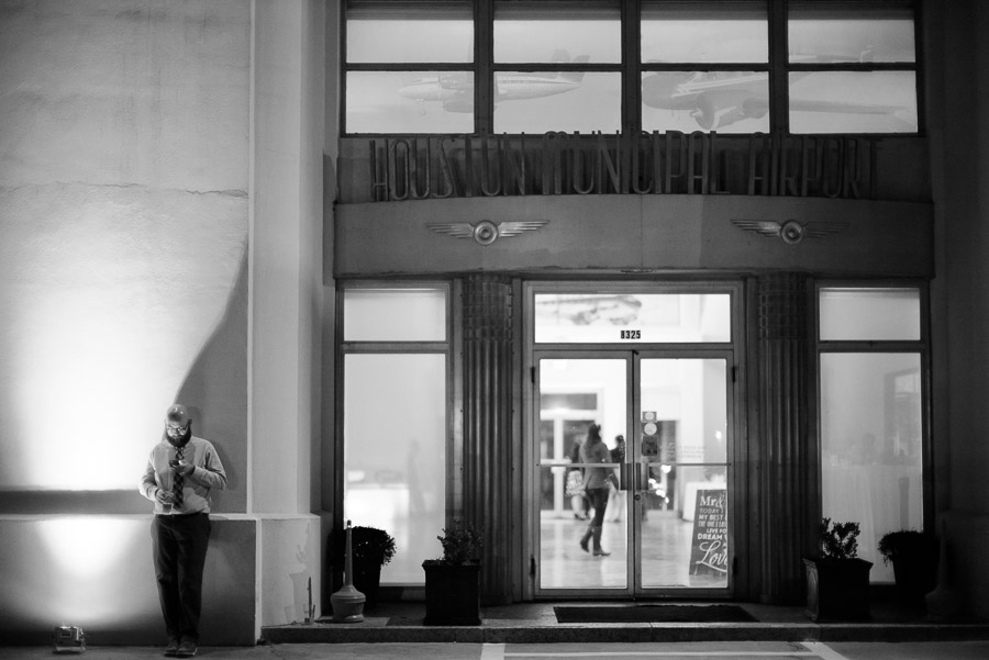 1940's Air Terminal Houston Wedding