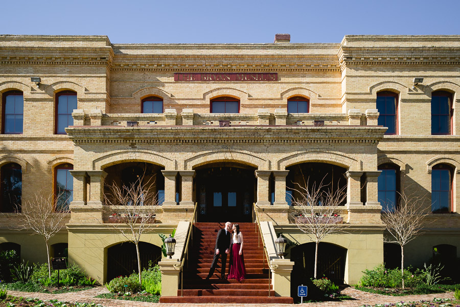 Engaged couple The Bryan Museum 