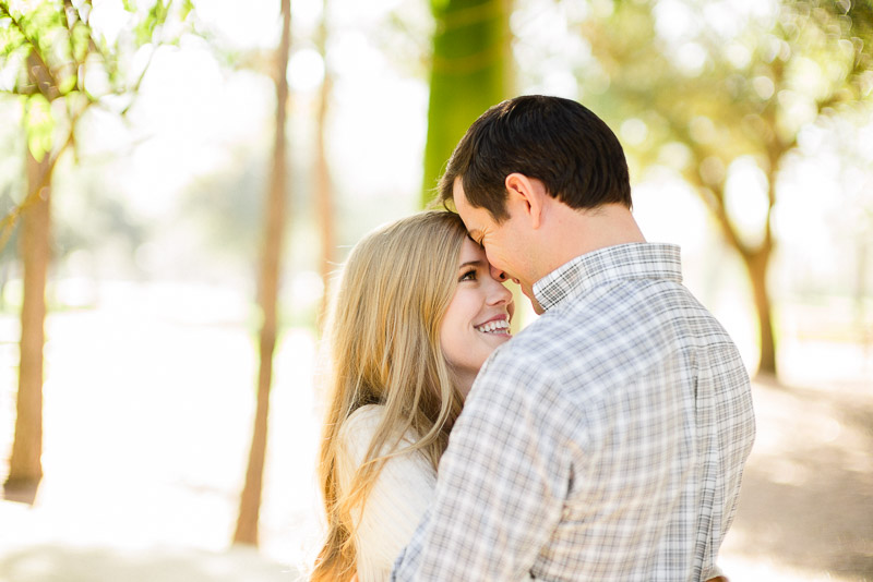 Hermann Park Engagement Couple at O.Jack Mitchell Garden with Anna and Clark