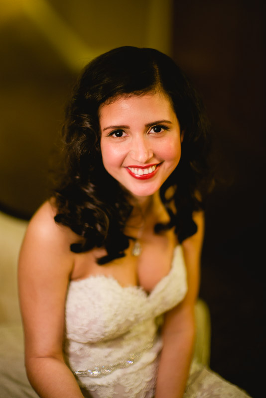 Bride portrait Omni Houston Hotel