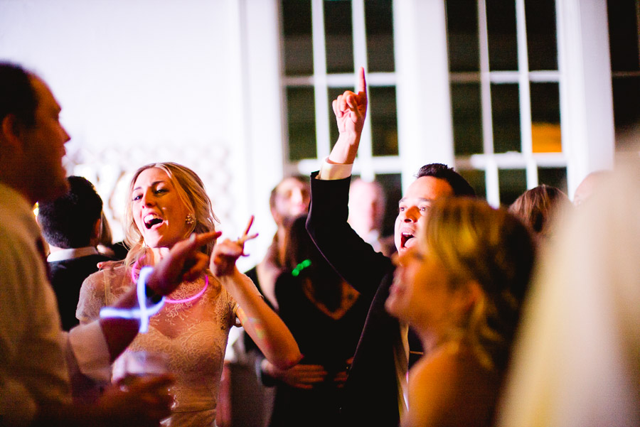 wedding reception Houston Heights Fire Station couple dancing wth family