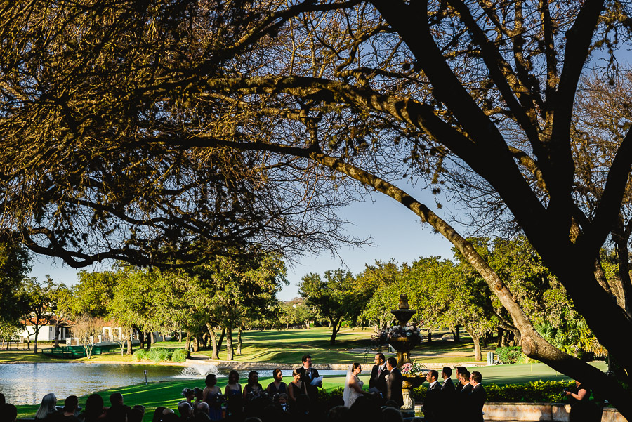 Dominion Country Club Wedding ceremony