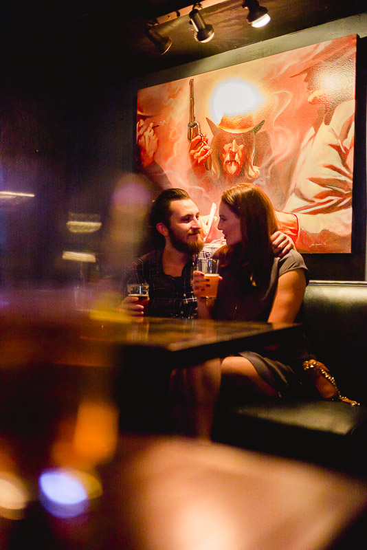 LIBERTY BAR + BANGERS AUSTIN ENGAGEMENT PHOTOS