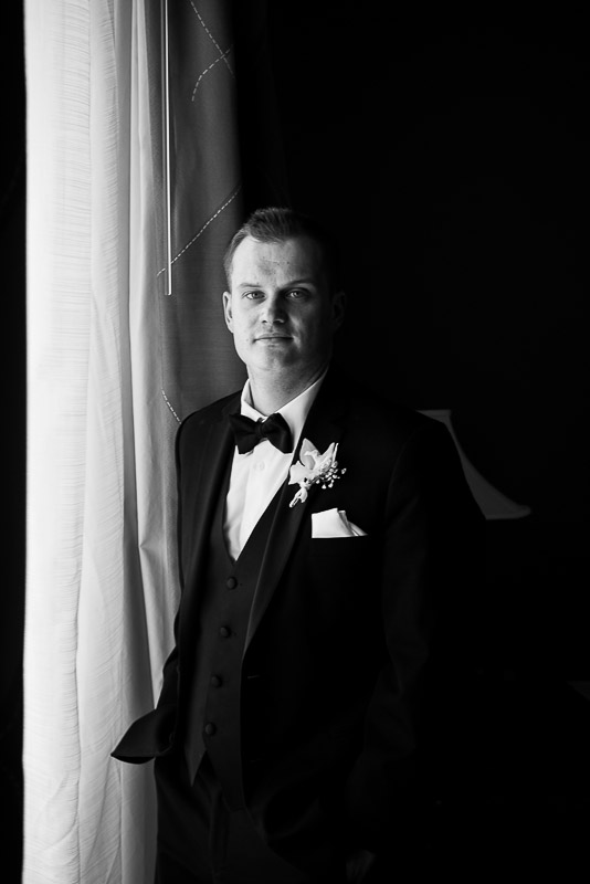 Groom portrait