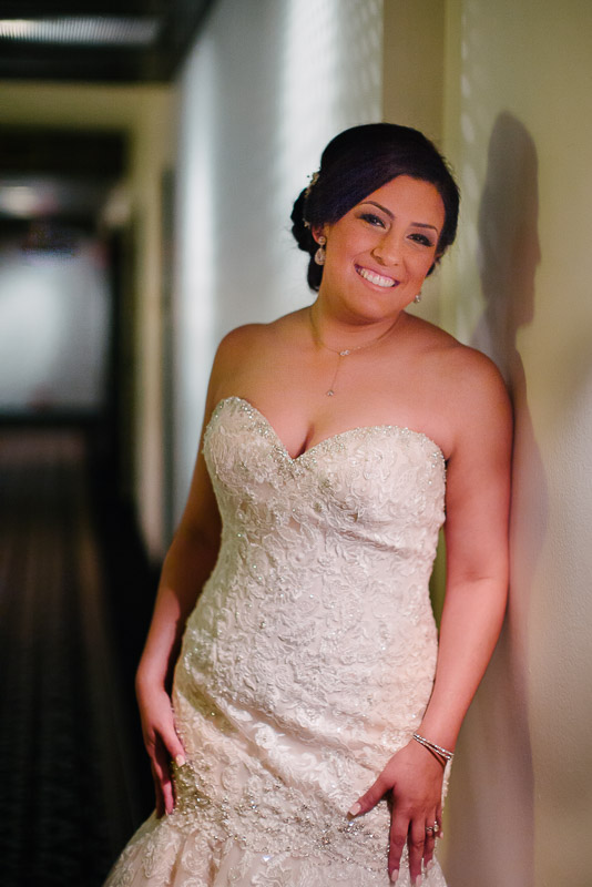 Beautiful bride, Melissa at The Valencia Hotel, San Antonio Texas