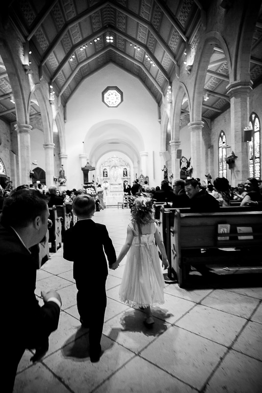 Wedding ceremony at San Fernando Cathedral