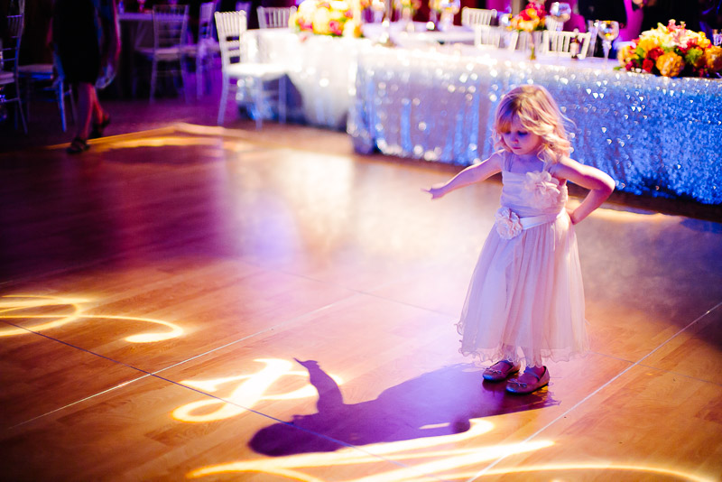 Flower girl and her dance shadow Pearl Brewery, San Antonio, Texas