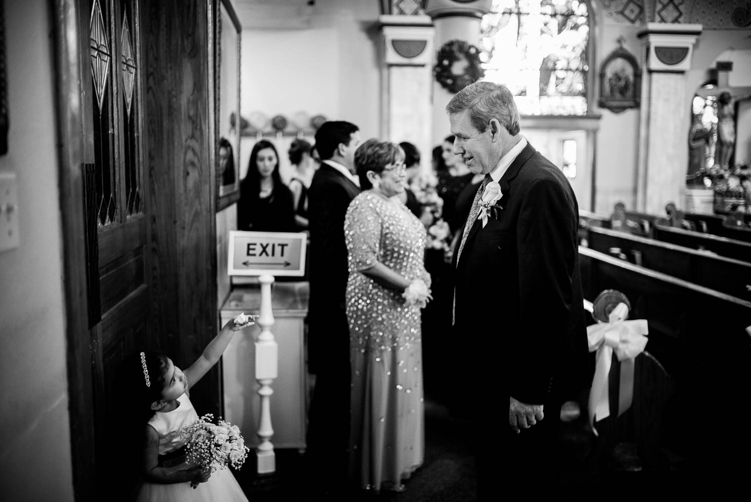 Flower girls shares with grandfather at immaculate-heart-of-mary-church-philip-thomas-photography