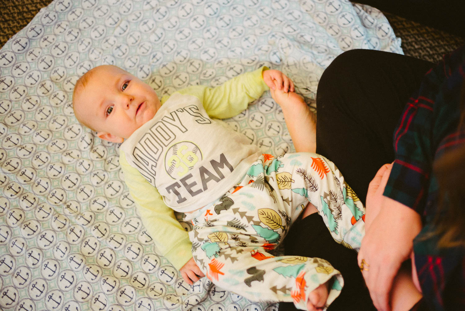 A frown from a beautiful baby at a Takoma Park Washington D.C-Leica Wedding photographer-Philip Thomas