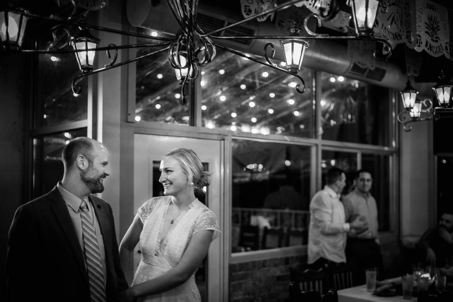 Bride and groom to be at El Tiemp Mexican Restaurant