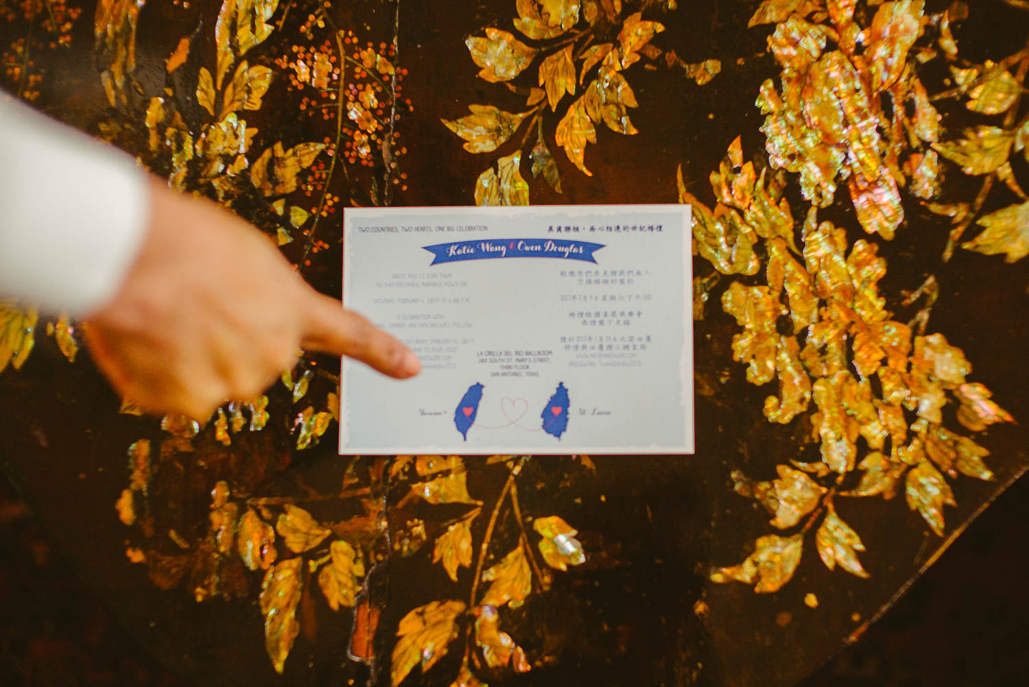 Save the date cards for bride and groom photographed at Hotel Havana Wedding getting ready wedding - Leica photographer-Philip Thomas Photography