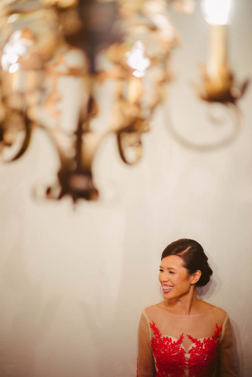 Bride with a chandelier Hotel Havana -Leica photographer-Philip Thomas Photography