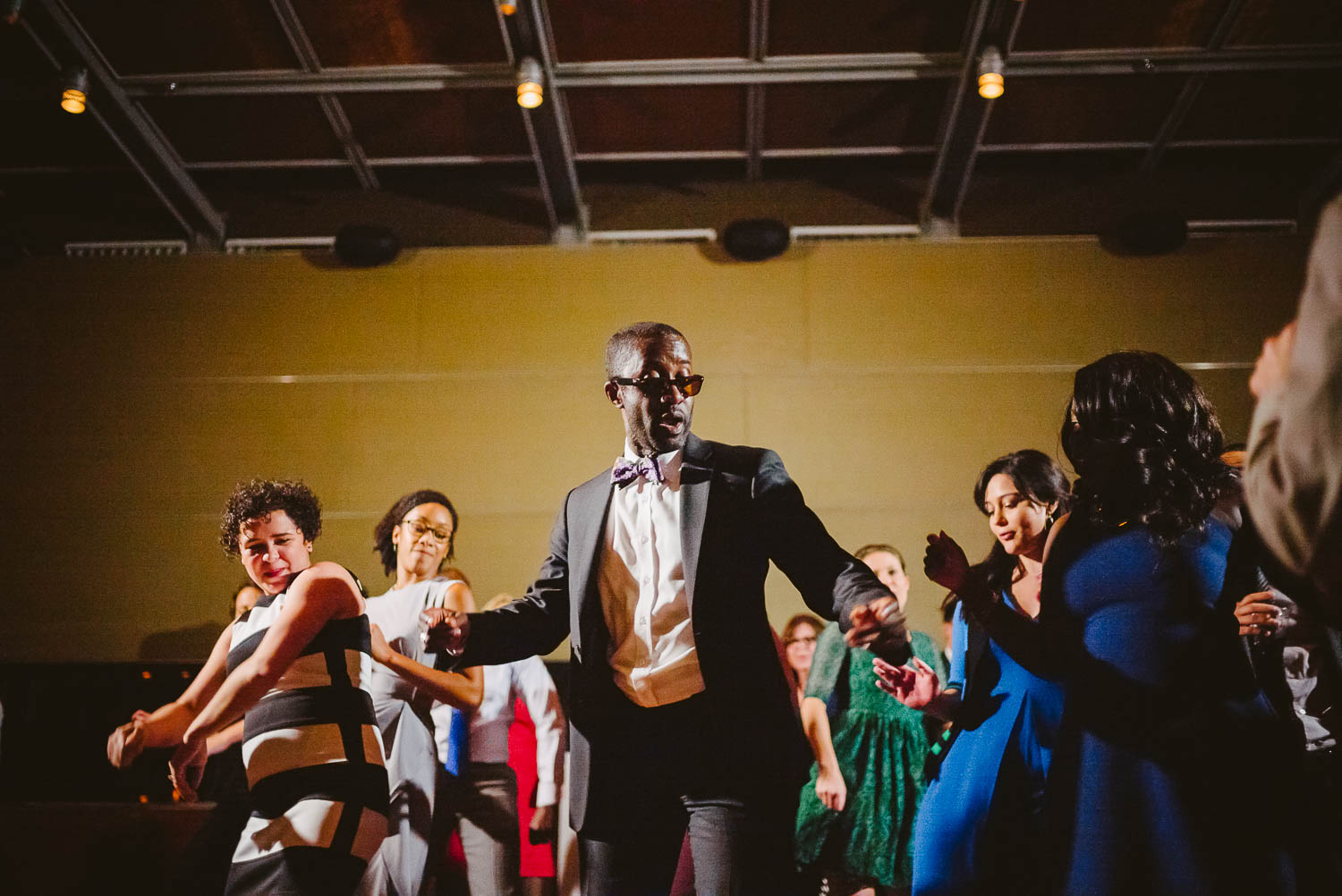 Wedding reception family and friends at La Orilla Del Rio Ballroom-Leica photographer-Philip Thomas Photography