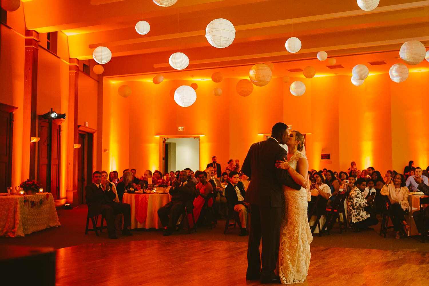 First Dance at wedding reception The-Witte_Museum-Leica-wedding-photographer-Philip Thomas Photography