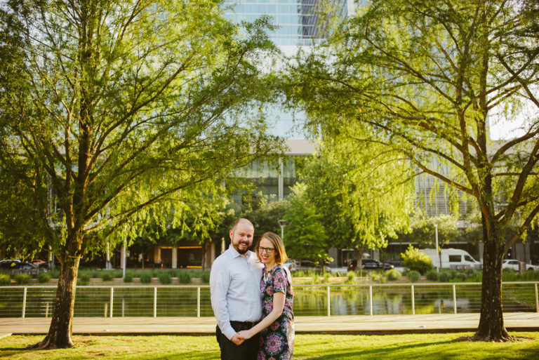 Discovery Green Engagement Session Houston Texas | Kate + Jimmy