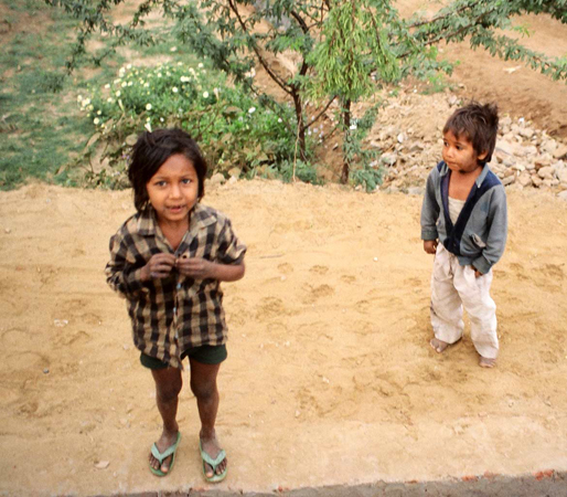 Boys homeless in India 1996